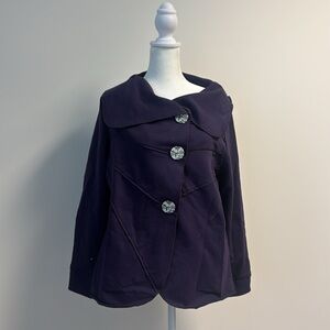 Neon Buddha Purple Sweatshirt M